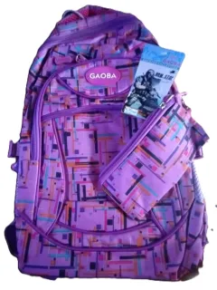 Mochila Gaoba (2 cierres, 2 bolsillos laterales con cartuchera)